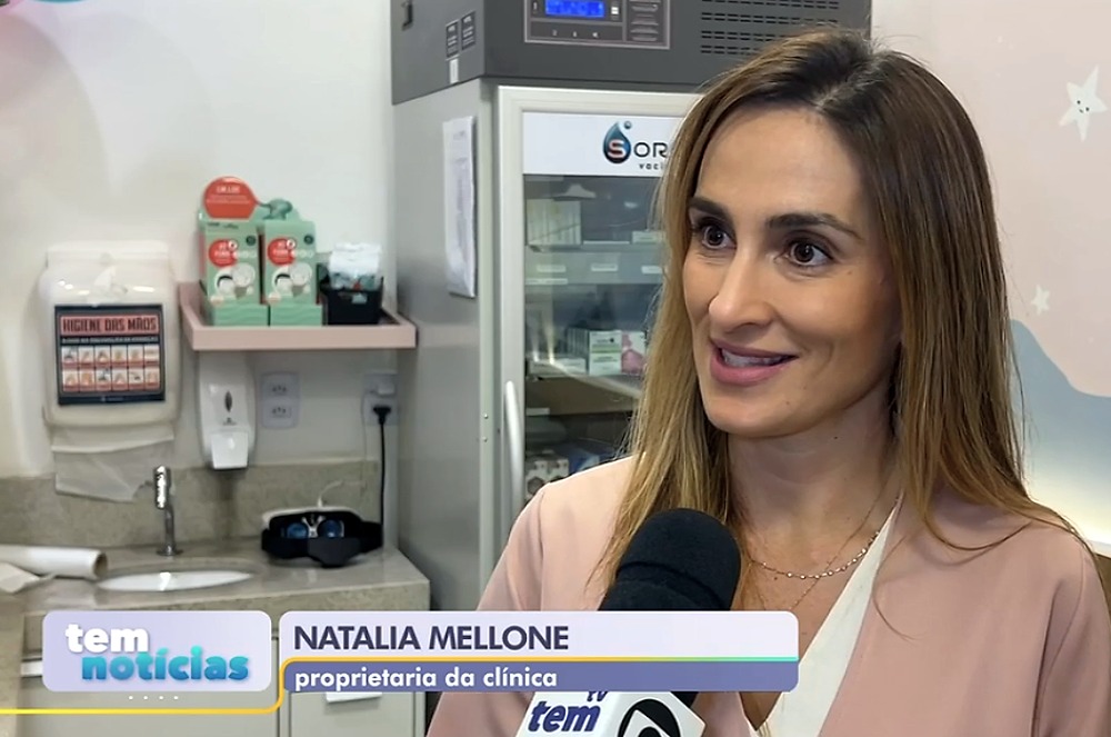 Em entrevista exclusiva ao TEM Notícias, Natália Mellone CEO da Sorocaba Vacinas, reforça importância da vacina da gripe em meio à alta procura